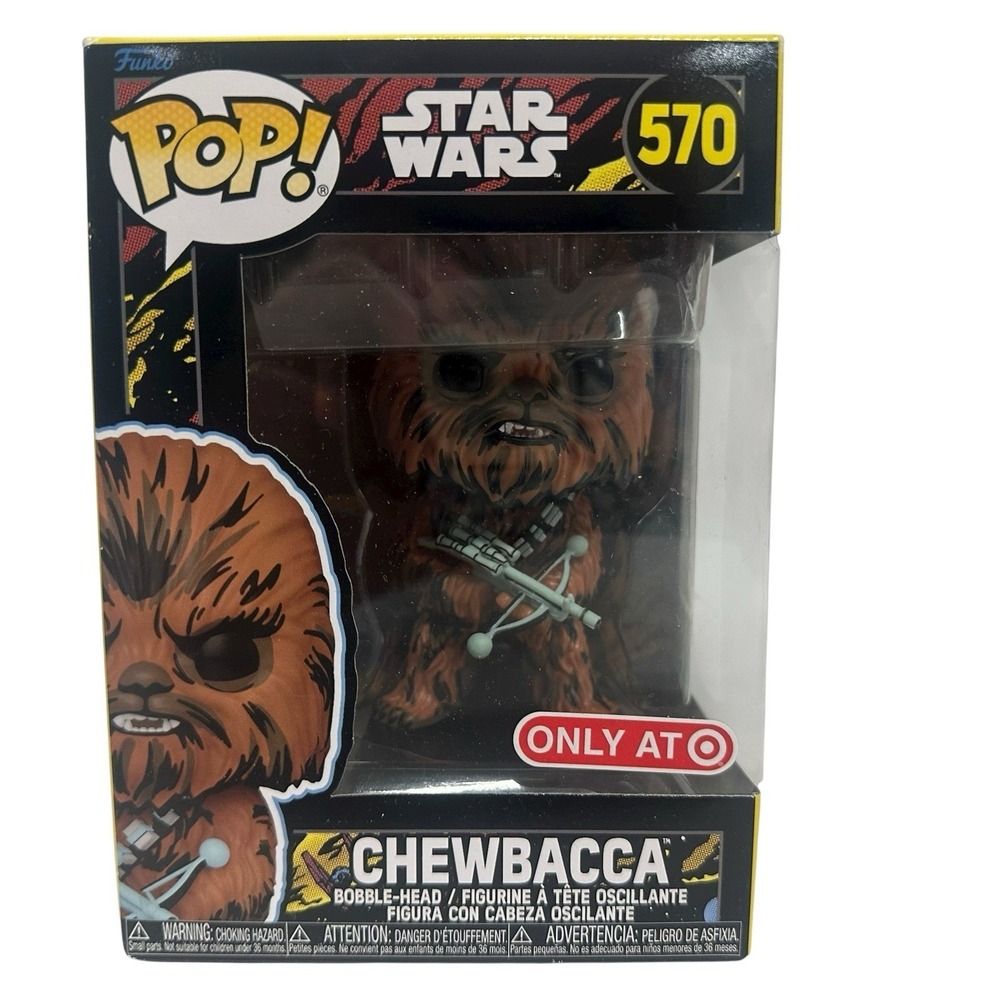 Funko POP Star Wars Chewbacca Retro 570 Target Exclusive Vinyl Figure 66622